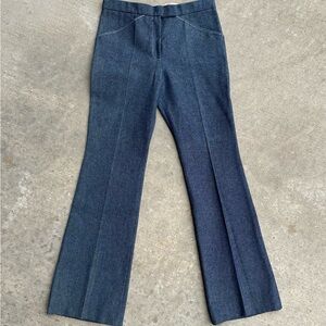 2019 CHLOÈ “Marine” Denim Twill Bootcut Flare Jeans - 70’s Vintage Inspired